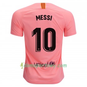 Koszulka FC Barcelona Messi 10 Trzeci Koszulki Piłkarskie 2018-2019 Krótki Rękaw